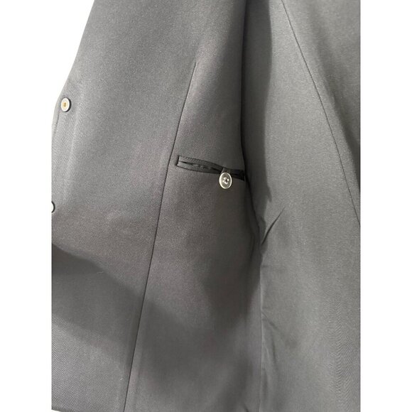 Aday Women's Soft Power Blazer Black Oversized Recycled Scuba Versatile Size S - Picture 4 of 9